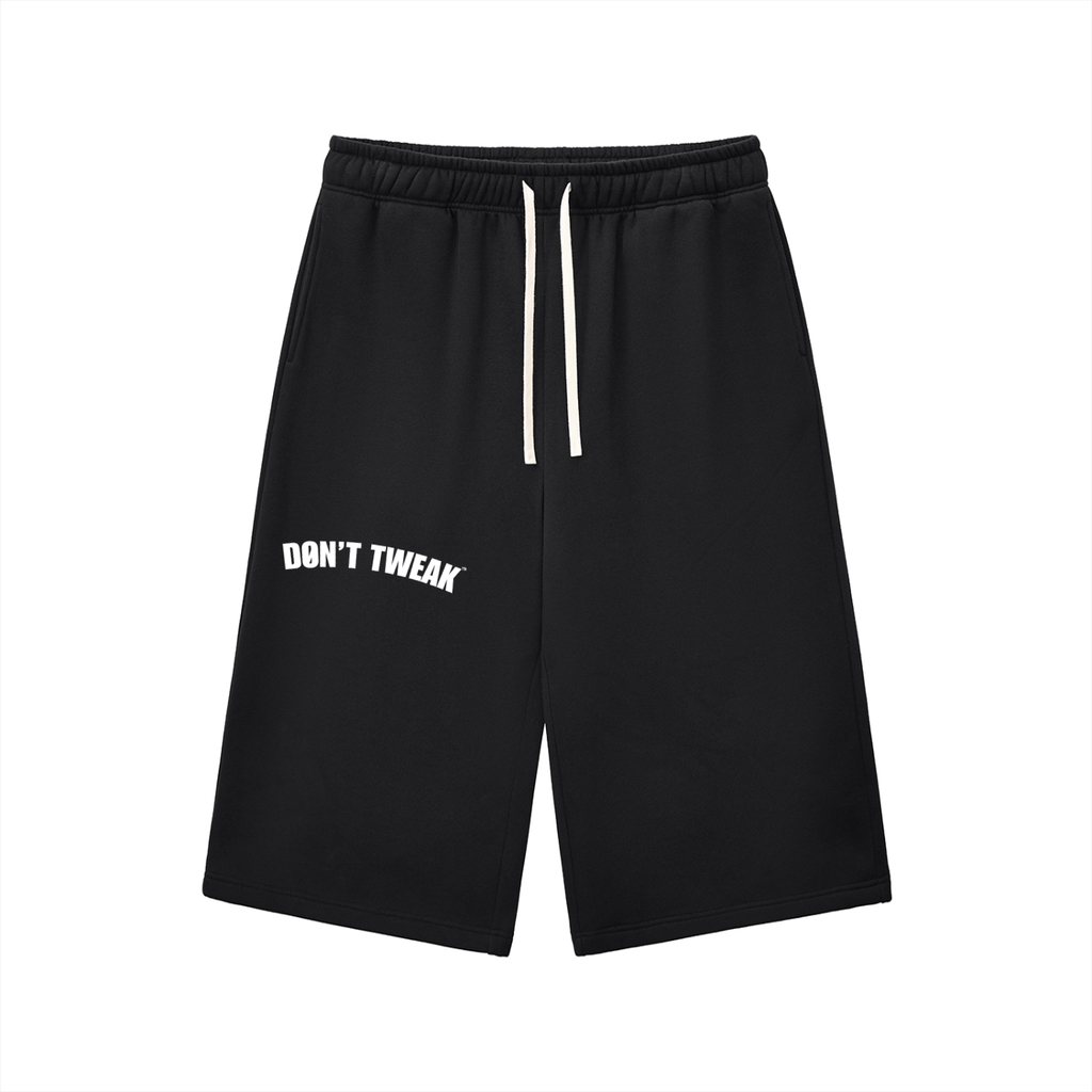 Relaxed Drawstring Three-quarter Sweatpants