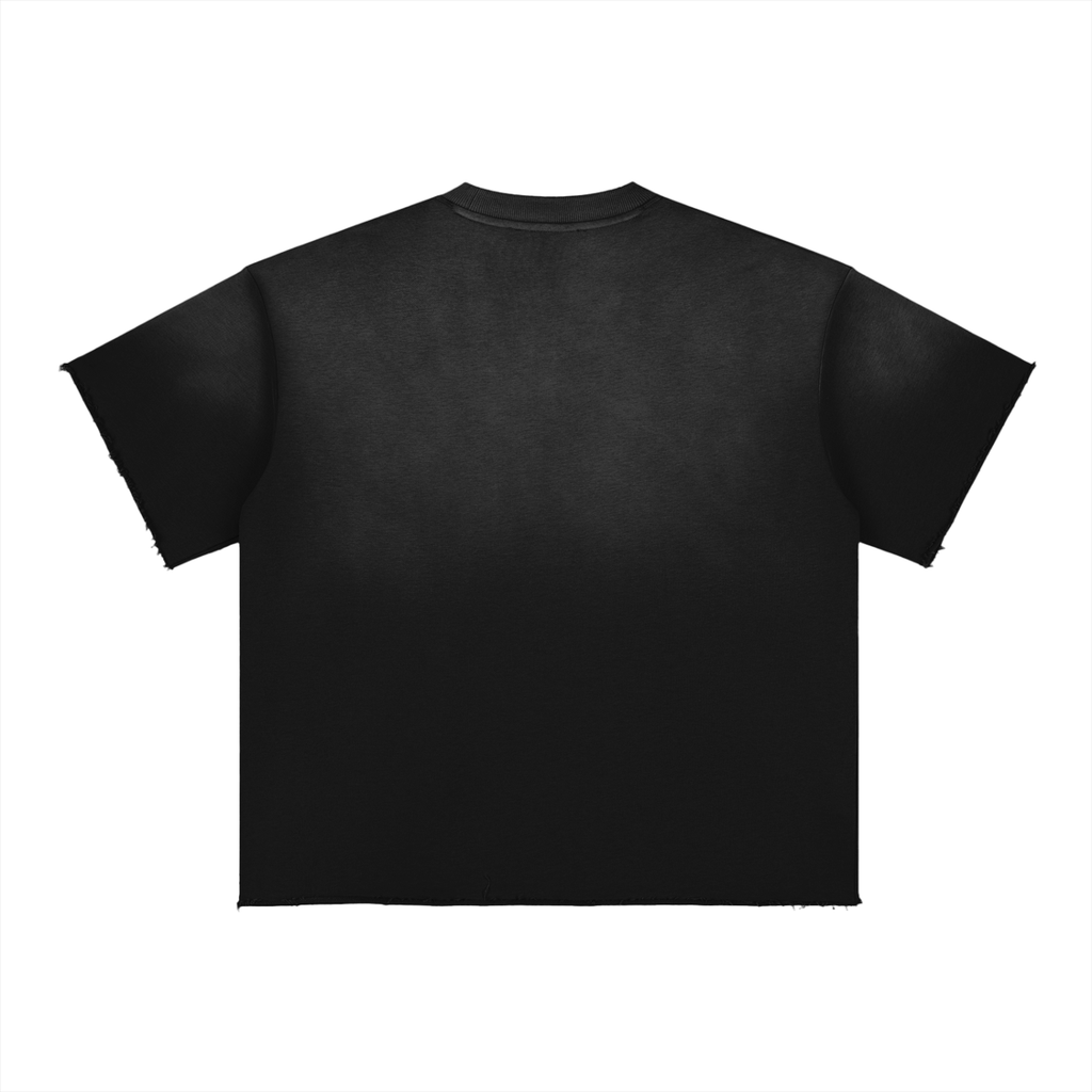 Boxy Raw Edge T-Shirt