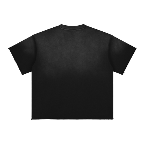 Boxy Raw Edge T-Shirt