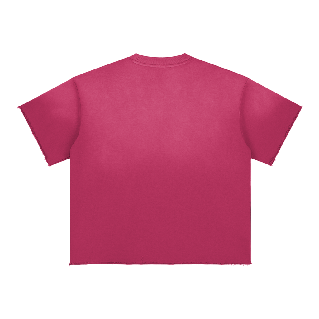 Boxy Raw Edge T-Shirt